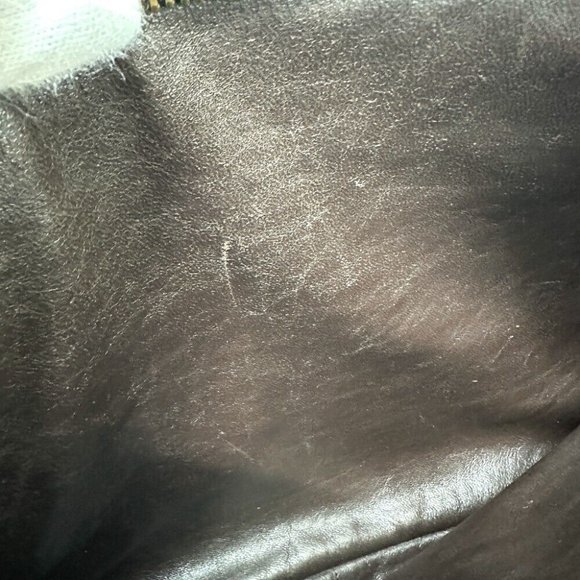 PRADA Shoulder Bag Leather Brown - Picture 6 of 10